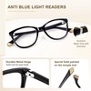 EASY READ Reading Glasses for Women,Cat Eye Comouter Blue Light