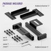 CCJH Adjustable Bed Headboard Wall Mounting Brackets,Footb