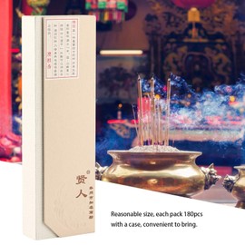 Line Incense Sticks, Pack of 180 Natural Incense Sticks with Storage Case, Oriental Buddha Buddhist Aroma with Sandalwood Powder and Essential Oil for Home Spa (Australian Sandalwood)