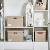 Roobyl 17" Large Collapsible Storage Bins with Lids, Stackable Closet