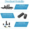 PATIKIL 200pcs LED Spacer 4mm AD 5mm Height Double Pit