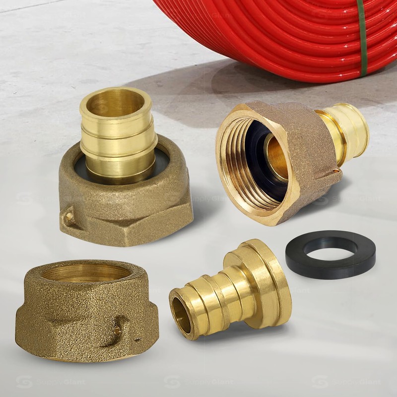 Supply Giant Brass 1" PEX x 1-1/4" FIP Water Meter