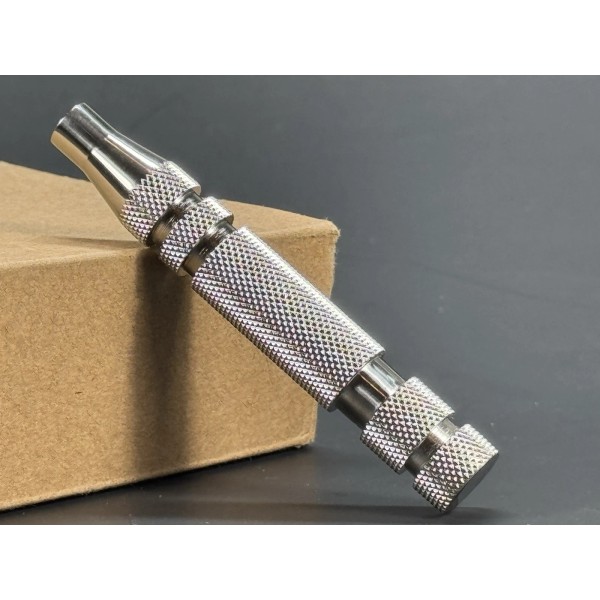 Universal 316 Stainless Steel Shaving Handle for Double Edge Razor