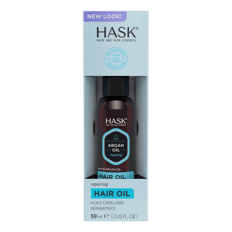 Hask Aceite De Argán Reparador Y Abrillantador De Cabellos