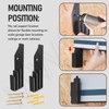 2 Pack Track Saw Guide Rails Holders, Track Mount Storage