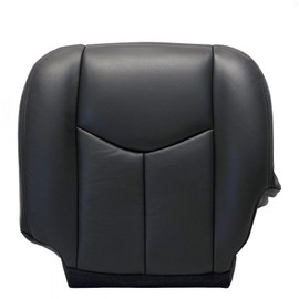 ECOTRIC New Leather Diver Bottom Seat Cover  Dark-Gray for 2003 2004 2005 2006 Chevy Silverado 1500 2500