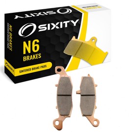 Sixity N6 Front Sintered Brake Pads compatible with Suzuki C50T Boulevard Tourer TK5 TK6 TK7 TK8 TK9 TL1 TL2 TL3 TL4 TL5 2005-2009 Complete Set