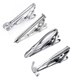 Yoursfs Funny Tie Clip Set, 4 Pieces, Stylish, Character & Accessories, Gift