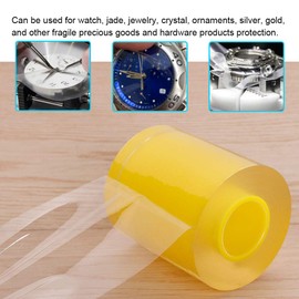 Protective Film, 8cm Transparent Anti-Static Watch PVC Protective Tape Jewelry Repair Accessory Film