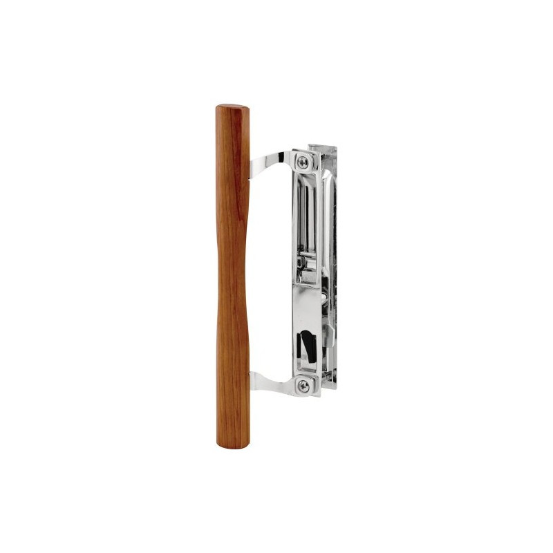 Prime-Line C 1148 Chrome Diecast Sliding Door Handle Set with