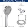 5-Setting High Pressure Handheld Shower Head Combo, NearMoon Multi-functions Powerful