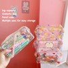 ZMZZ Cute makeup bag, transparent portable makeup bag, waterproof toiletries