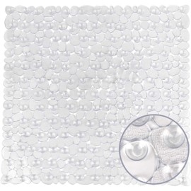 Weltrxe Shower Mat, Bath Mat, Non-Slip, With Suction Cups