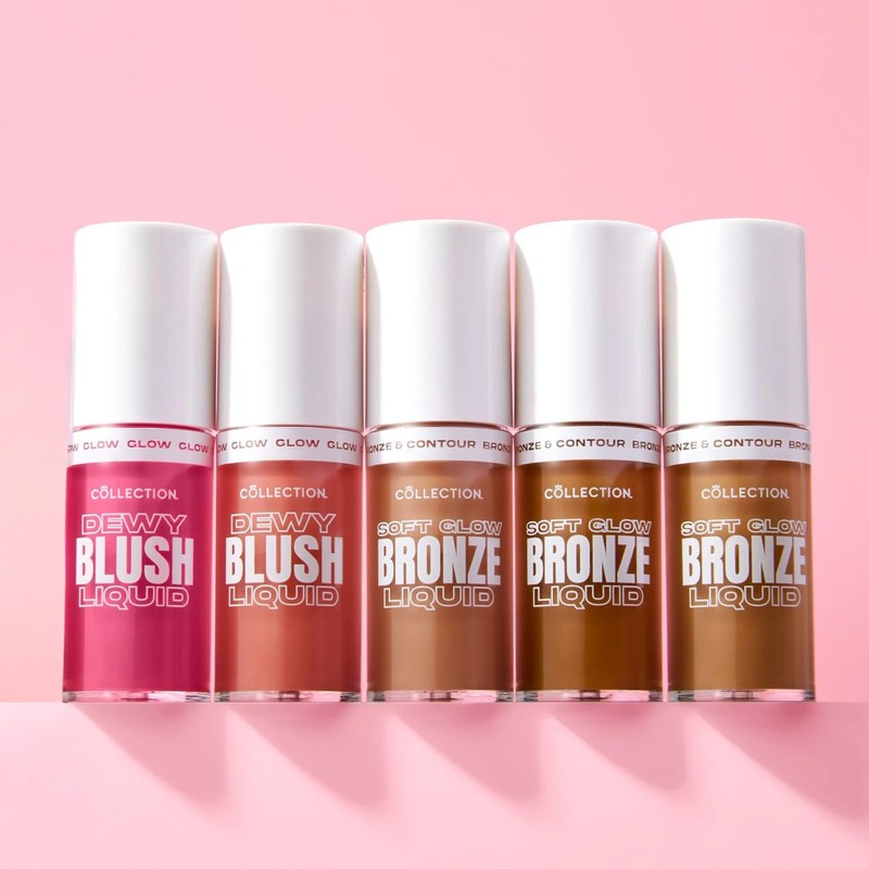 Collection Cosmetics Soft Glow Liquid Bronzer, Long-lasting Sculpted Effect, Buildable