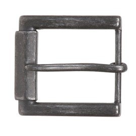 1 1/2" (40 mm) Nickel Free Single Prong Rectangular Belt Buckle Color: Antique Silver
