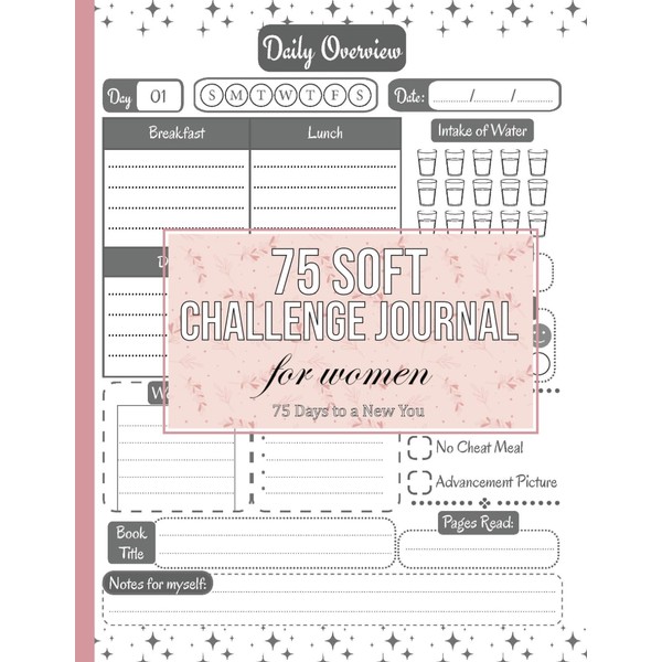 75 soft challenge journal for women 75 Days to a