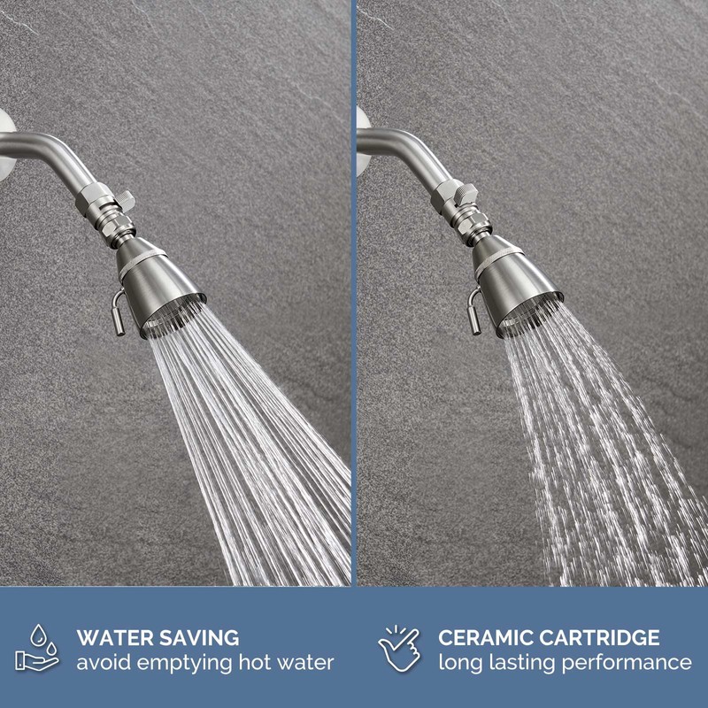 Water Flow Control Valve, Angle Simple Brass Shower Shut Off