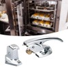 MagiDeal Freezer Door Handle Freezer Handle latches Kit Zinc Alloy