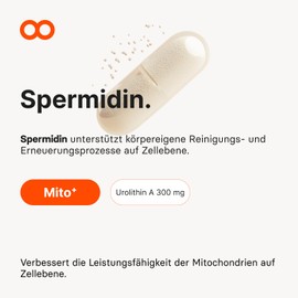 SPMD+ idine Capsules - Cellular Renewal & Autophagy Support + High Dose Wheat Germ Extract idine Organic - Longevity Supplement 30 Days