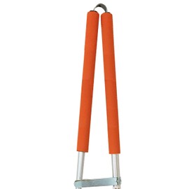 ArcMate Squeezy Pick Up Tongs, Tweezer Style Outdoor Litter Pick Up Tool, Reacher Grabber, Adjustable from 24" to 33" Reach, Orange (15080)