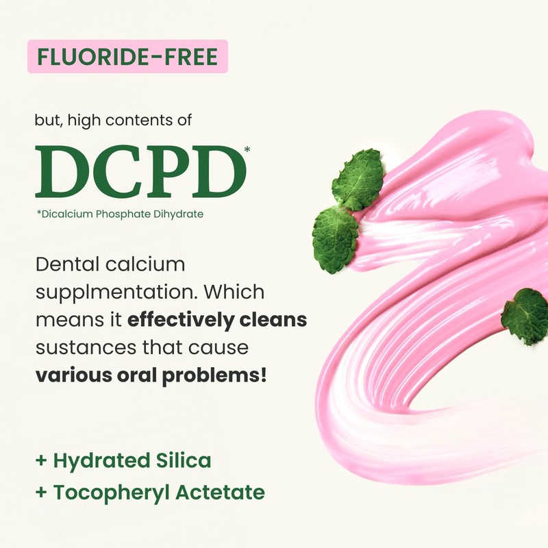 EUTHYMOL Original Toothpaste (3.7fl oz*5, Pack of 5) - Fluoride-Free