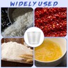 5PCS 160 ml Rice Measuring Cup, Plastic Transparent Rice Measuring