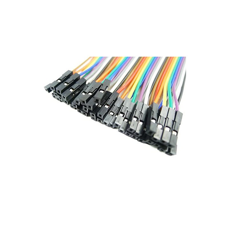 Aihasd 3pcs 120P 10 cm Male-Female Jumper Wire Cable Jumper