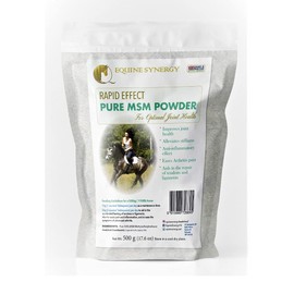 Equine Synergy MSM for Horses and Ponies - 100% Pure Fast-Acting MSM Powder for Optimal Joint Health, Plus the Reduction of Pain and Inflammation