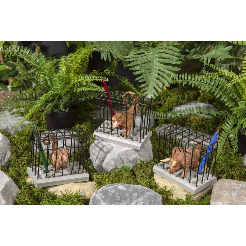 Setocraft Motif. DINOSAUR Cage Stationery Stand (Velociraptor) SR-4803
