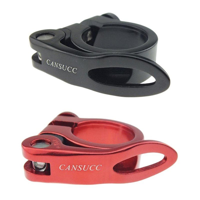 MagiDeal 30mm Bicycle Seat Post Clamp Aluminium Alloy Quick Release