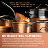 Gotham Steel 10 Inch Hammered Non Stick Frying Pans, Nonstick