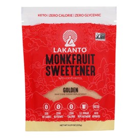 UD_Lakanto Golden Monkfruit Sugar-Free Sweetener 8.29 Ounces Per Bag Case of 10 Raw Powder in Bulk Box or Bottle Packaging