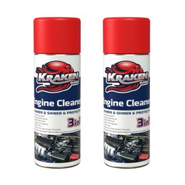KRAKEN BOND Engine Cleaner Spray - (2x12.3 fl. Oz) Engine Degreaser for Engine Bay, Gunk, and Motor | 2 Pack