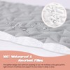 Waterproof Crib Mattress Protector Pad - 2-Pack Fitted Sheets -
