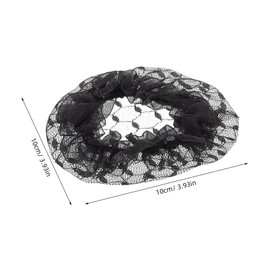 SAFIGLE 10pcs Bun Hair Nets for Dancers Breathable Black Mesh Hair Cover Elastic Hairnets for Neat and Tidy Dance Styles Reusable Accessories for Ballet and Performance