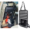 TACNEX Rigid MOLLE Panel for Vehicle Seat Back Organizer Aluminum