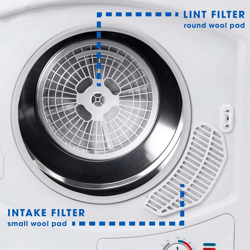20Pcs Dryer Lint Filter Universal Compatible with Panda/Magic Chef/Sonya/Avant-Cloth Dryer