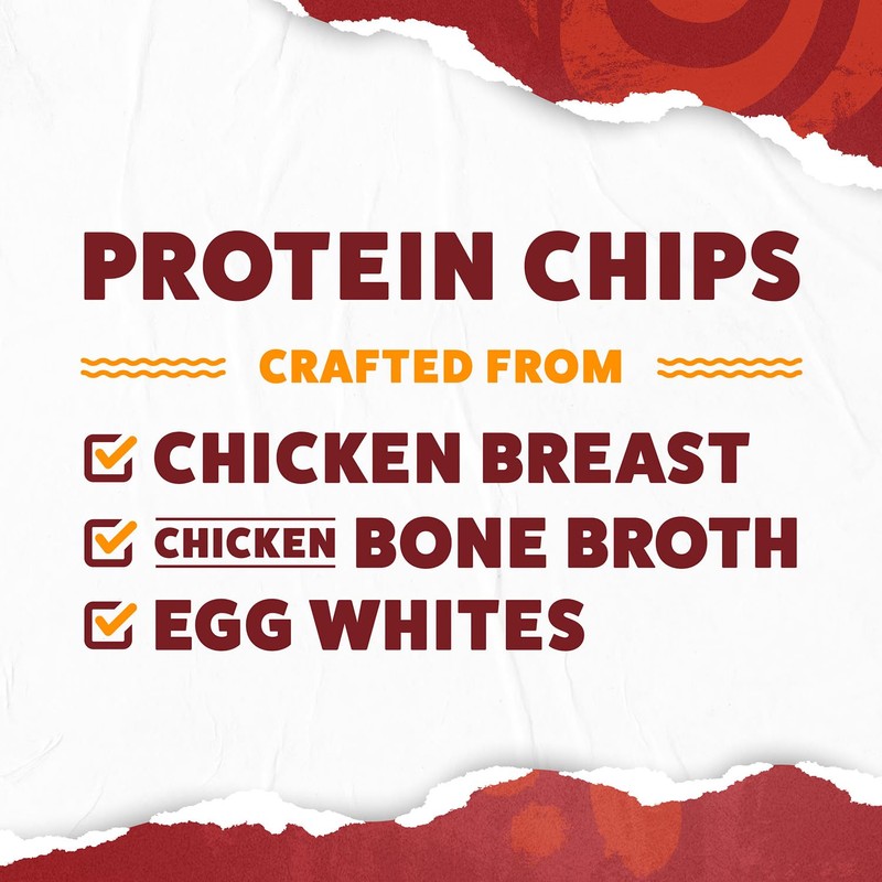 WILDE Barbeque Protein Chips, Thin and Crispy, High Protein, Keto