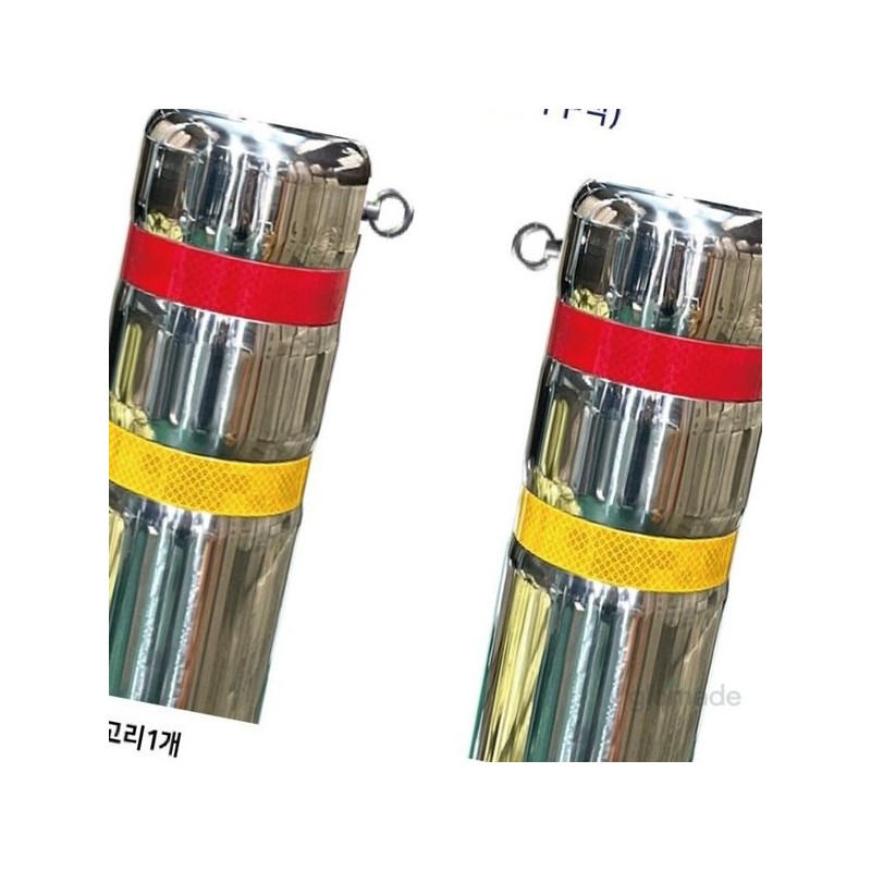 글샵 고리부착 스텐 볼라드용 추락방지 안전가드레일 스틸코너가드 Glshop Ring Attachment