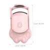 WOONEKY Electric Eyelash Curler with Claw Pattern USB Charging Heated