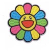 Rainbow Sun Smiling Happy Sunflower Smile Face Emoji  Iron On Patch 2321