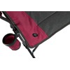 Backyard Expressions Luxury Heated Portable Camp Chair - Red/Grey -