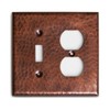 Monarch Pure Copper Hammered Single Switch / Duplex Wall Plate