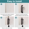 sourcing map 2 Pack Kickdown Door Stop, Spring Loaded Telescopic