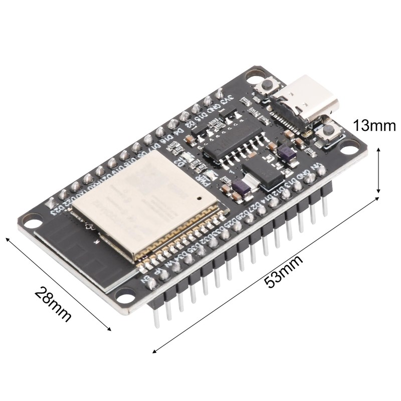 Fastsaw 2pcs ESP32 Development Board ESP-for WROOM-32 CH340C USB-C Interface