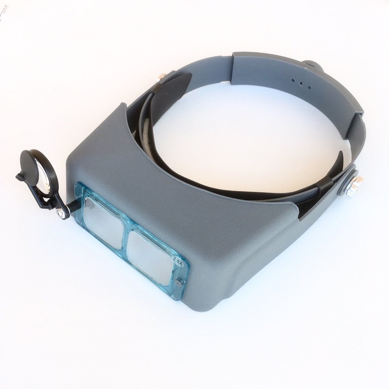 Headband Magnifier Visor 3.5X with 4" Focal Length & Working