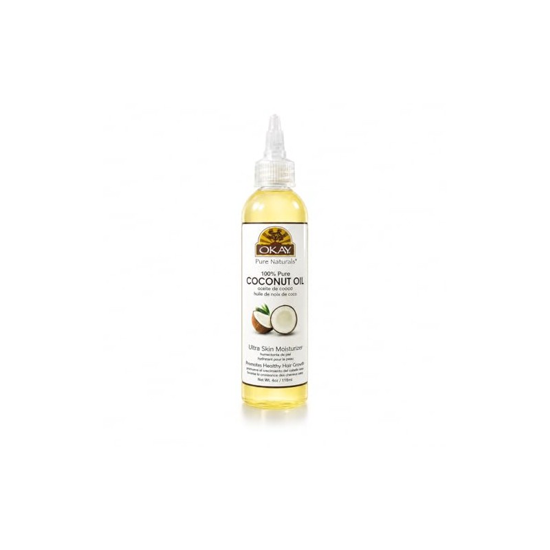 Okay 100% Pure Coconut Oil for Hair & Skin, 4