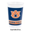 Auburn University Plastic Cups, 24 ct