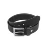 Red Bridge Men's Genuine Leather Belt Scratched Honeycomb, black