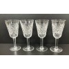 Waterford Set 4 Waterford Irish Crystal Glass 5 1/8" Stem Goblet Cordial